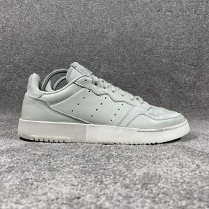 Adidas Original Athletic Supercourt Womens Shoes Ash Silver Leather EE6045 Sz 10